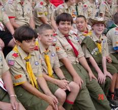 Unidentified boy scouts - wikimedia commons