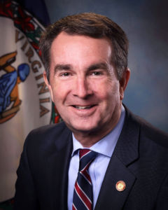 Official state portrait of the Virginia Governor. 