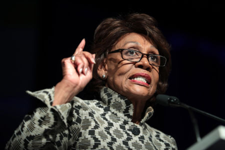 Maxine Waters photo via Flickr - by Gage Skidmore
Waters at the 2019 California Democratic Party State Convention at the George R. Moscone Convention Center in San Francisco, California.